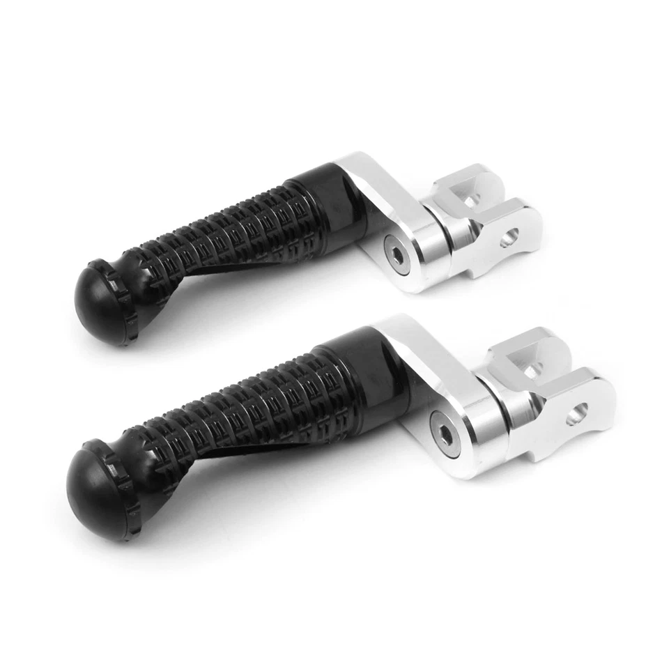 Clavijas de pie delanteras negras elevadoras MPRO 1 pulgada para VFR 800F Interceptor 98-17 18 19 Foto 3 de 4