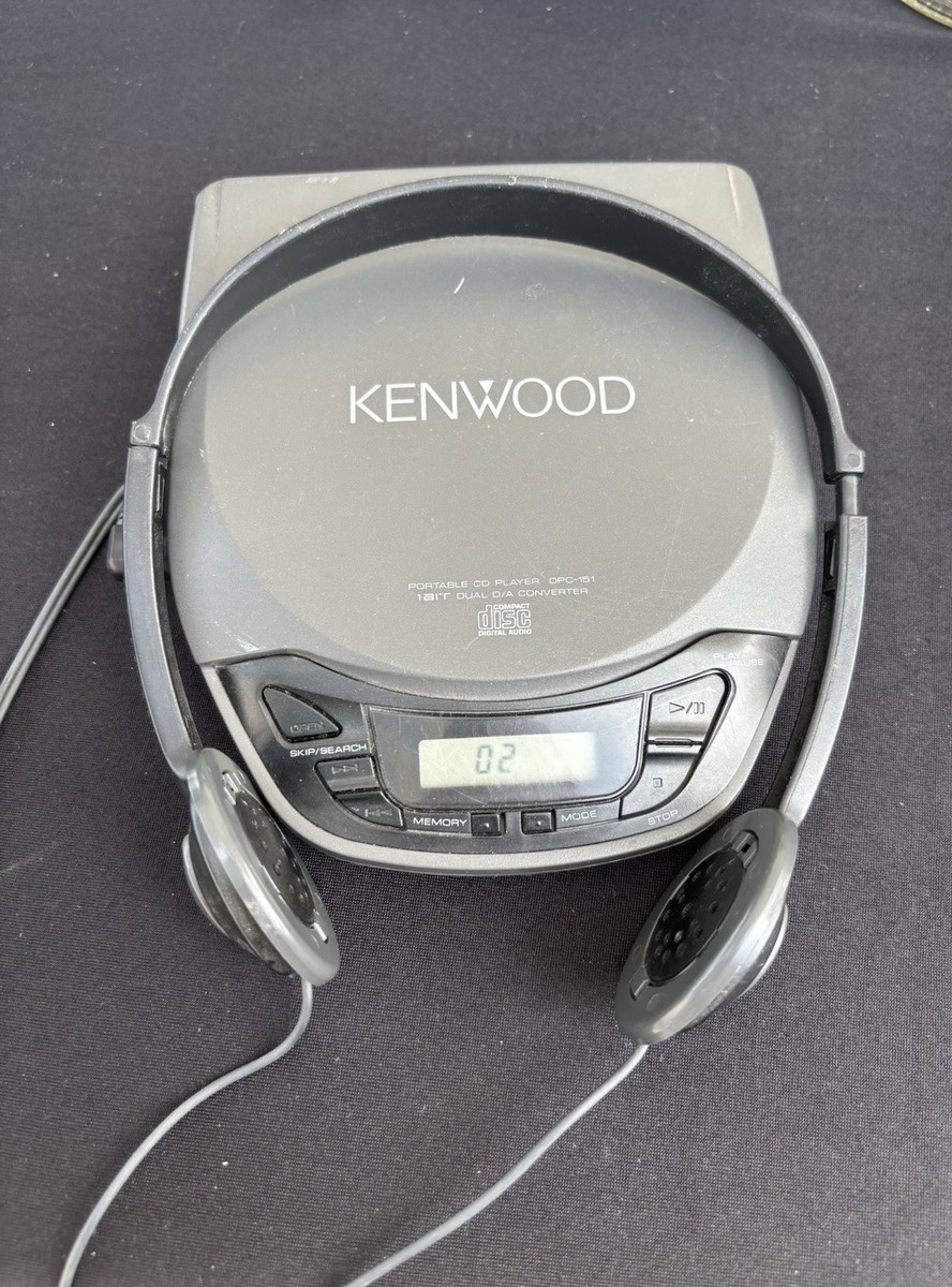 Kenwood DPC-151 Portable CD Player Vintage 1995 “Walkman” Like