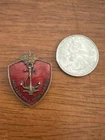 Vintage Italian Milizia Portuaria Badge w/ Crown & Anchor WW2 Military Rare HTF