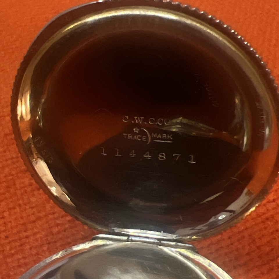 Omega 16s Early Serial Number 1903 Pocket Watch in a Crescent 25y GF ...