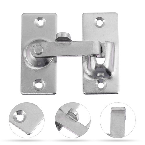 1 Set Wear-resistant Door Buckle Rust-proof Latch Simple Safety Lock Latch - Zdjęcie 1 z 12