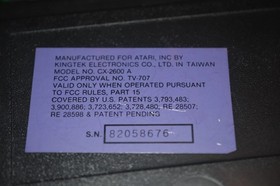 Atari 2600 4 Switch system console w/ 10 games joysticks works 100%!