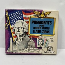 Presidents of the United States Flash Cards With Quiz Game Edu-Cards