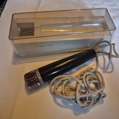 Vintage Grundig GDM 317 Universal Microphone in Original Box  Rare 1960s Dynamic