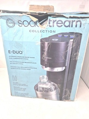 SodaStream E-DUO Sparkling Water Maker Black - New Open Box