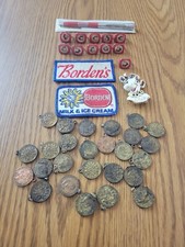 Elsie Cow Borden Dairy Pin & Ring Pen Coins AdvertisingMilk Ice Cream
