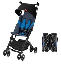gb Pockit+ All-Terrain, Ultra Compact Lightweight Travel Stroller with Canopy