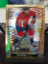 TOM WILSON 2024-25 O-PEE-CHEE PLATINUM SEISMIC GOLD 34/50 NO. 127 CAPITALS