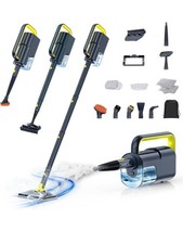 10-in-1 Steam Mop with Detachable Handheld Steamer, 350ml Tank, 10s Heat-Up, ...