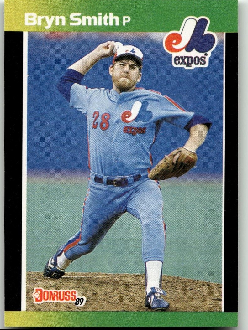 Bryn Smith 1989 Donruss Baseball's Best Baseball Montreal Expos
