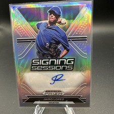 Jairo Lopez 2021 Panini Prizm Draft Picks Signing Sessions Auto SS-JL