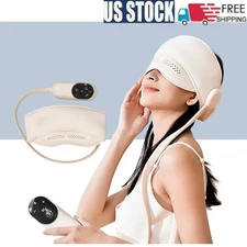 Head Massager Scalp and Eye Massager Eye Heat Hot Compress Relieve Fatigu