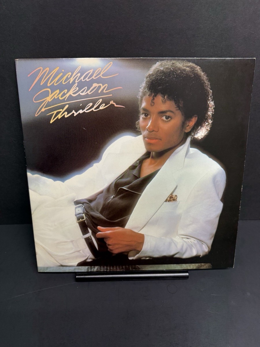 RARE - MICHAEL JACKSON THRILLER RARE COVER ERROR VINYL RECORD QE