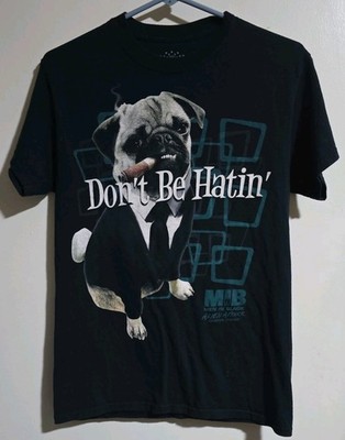 MEN IN BLACK Alien Attack Graphic T Shirt Small Universal Studios Frank The Pug