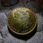 1889 morgan silver dollar uncirculated bu Has Awsome  Tone To It.