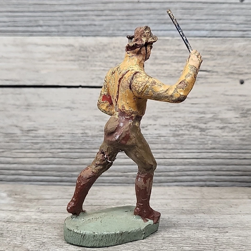 Винтажная марширующая коричневая рубашка немецкого солдата Lineol Elastolin Durso - Изображение 3 из 4