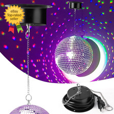 Disco Ball Motor 3 RPM Heavy Duty Slow Plug in for 4 16 Mirror Balls No Lights