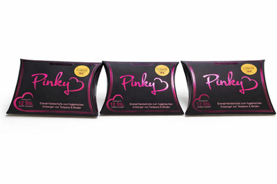 3er Pack Pinky   Hygienische Entsorgungshandschuhe (3x 12 Stück) NEU & OVP!!