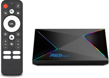 Android TV Box 14.0,R69PLUS 4GB RAM 32GB ROM Android 14 Box,Cpu Allwinner H728