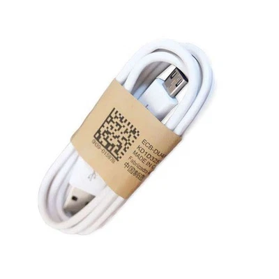 CABLE DATA ORIGINE POUR SAMSUNG ECB-DU4AWE BLANC SOUS BLISTER - Photo 1/2