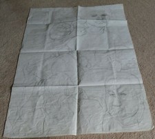 DETROIT MURAL SKETCH VERY RARE AFRICAN AMERICAN ARTIST DRAWING HUBERT MASSEY