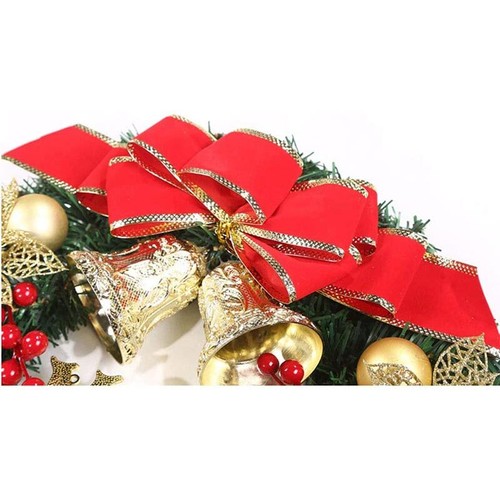 Decoration 2PCS Christmas Wreath Front Door Hanging Light AU 40CM Xmas Garland - Picture 9 of 12
