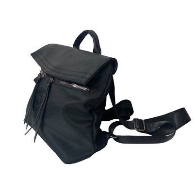 Botkier Bookbag Botkier Black Backpack New York Trigger Mini Nylon Leather  main image 3