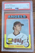 1975 Topps - #16 Frank Tanana.  PSA 5