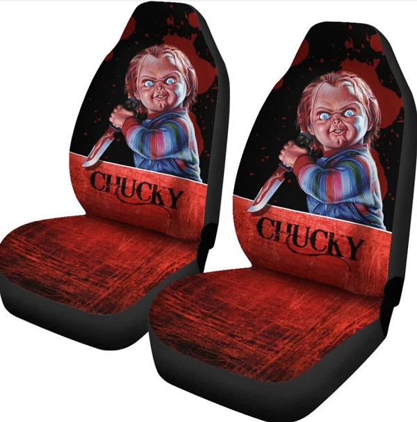 Chucky Horror Halloween Gift Idea Car Seat Covers