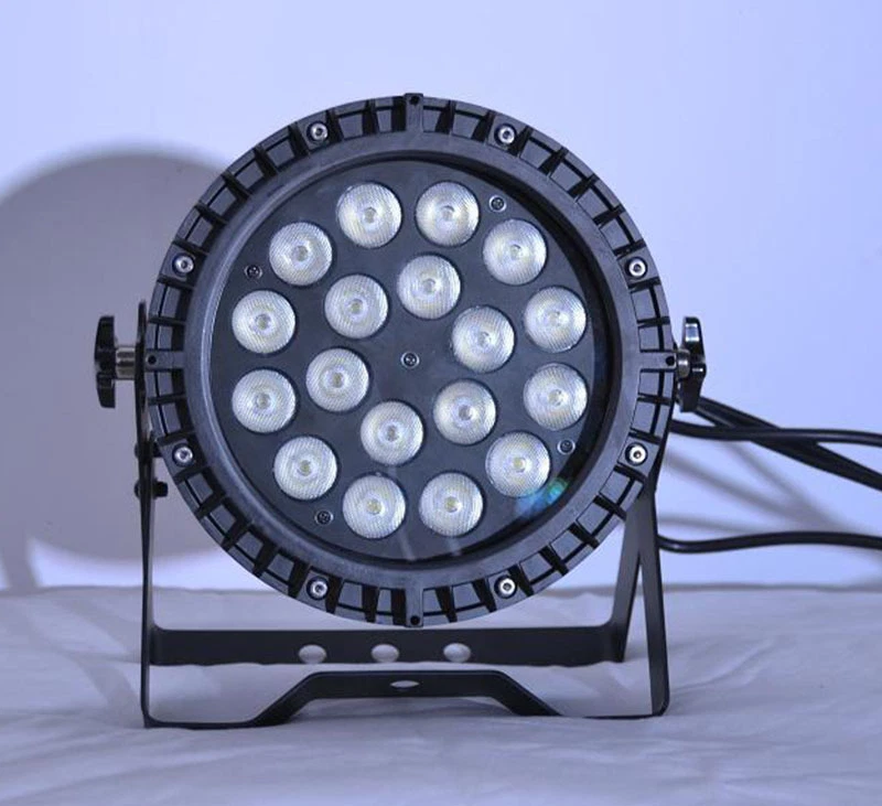 DJ Disco Wash Wedding Event Dj Disco LED Stage Light 18x10W RGBW LED Par Uplight - Image 3 of 4