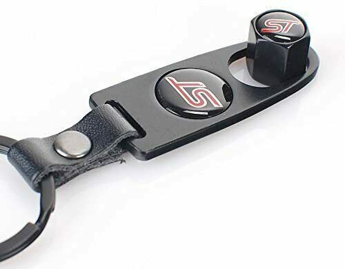 ST Wheel Valve Caps with keyring. Fiesta Focus Puma Ecosport Mondeo etc - Picture 3 of 4