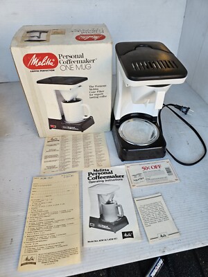 Vintage Melitta Personal Coffee Maker Model ACM-1A/1 Mint. | eBay