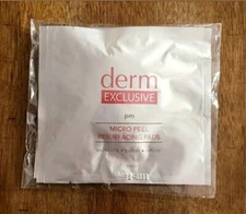 Derm Exclusive PM Micro Peel Resurfacing Pads (3 packs of 15 = 45) New & Sealed!
