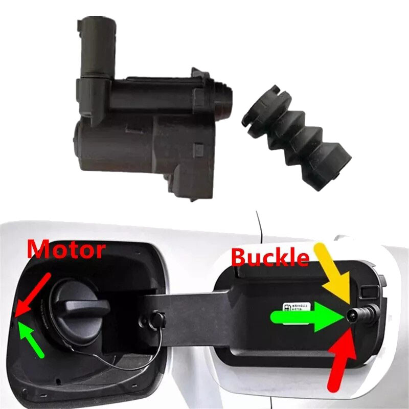 Fuel Tank Cover Door Lock Buckle Motor Spring Latch For Cadillac