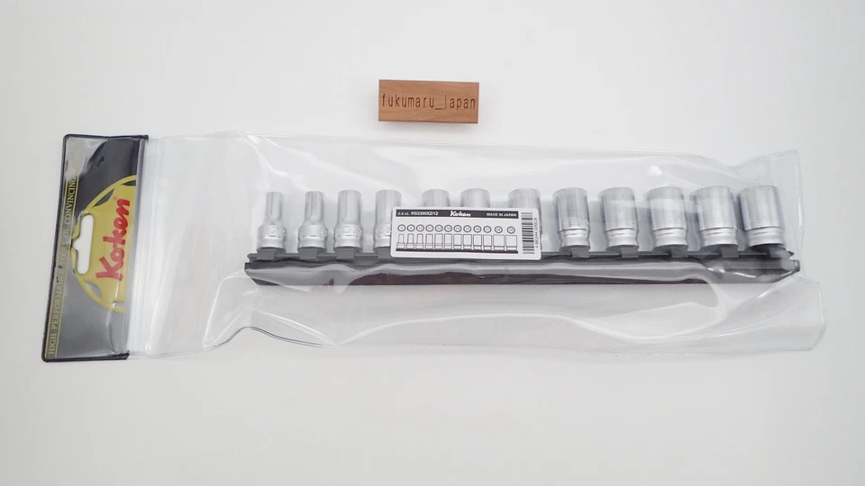 Koken RS3300XZ/12 3/8" Z-EAL Semi Deep Socket Wrench Set 12 Pcs tool KO-KEN - Image 2 of 4