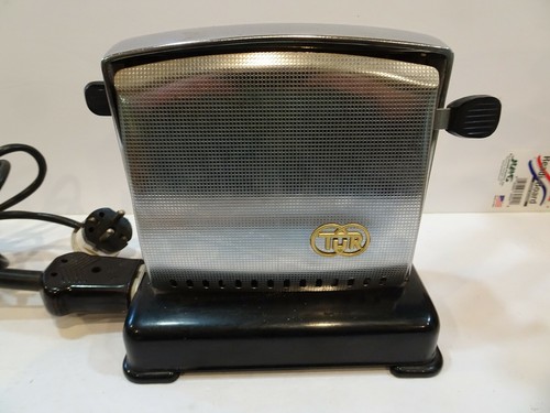 Vintage TUR Brand Chrome 2 Slice Electric Toaster Made in Germany