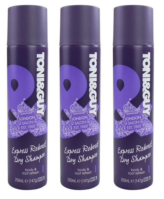3 X Toni Guy 147g Express Reboost Dry Shampoo 100 Brand New For Sale Online