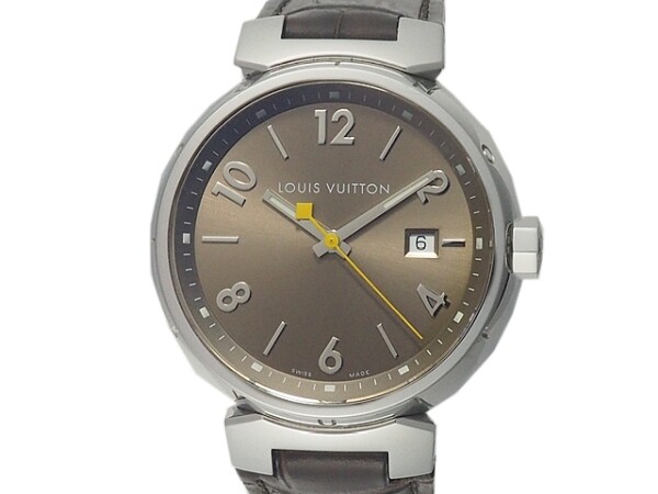 ルイヴィトン　TAMBOUR QUARTZ Louis Vuitton Tambour Bijou Stainless Steel Quartz Watch