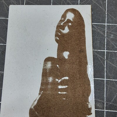 Laser engraved Sade love deluxe album art textured 3d portrait whiteboard 3''x6''