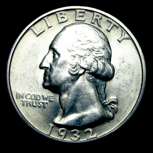 1932-S Washington Quarter Silver ---- Gem BU Coin ---- #884F