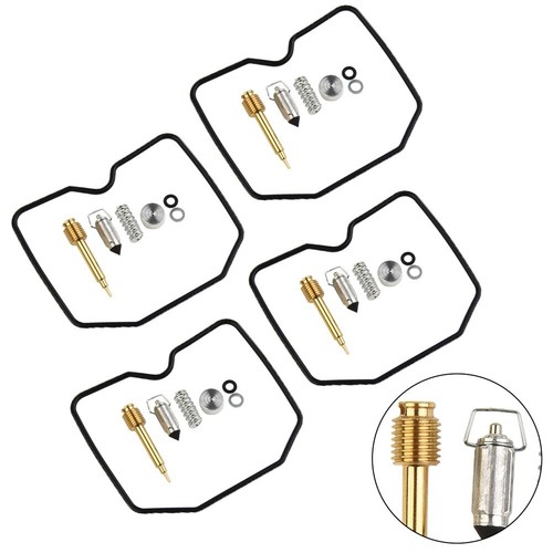 Kit de réparation de carburateur de moto 4 ensemble FOR GSF650N/S NA SA 2004-2005 FOR BANDIT GSF600 GSF650 GSF 650 600 650N diaphragme (Color