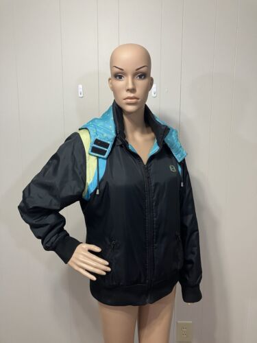 Women's "Le Tigre" WaterResistant Hooded Insulated Zip Front Ski Jacket Large - Picture 10 of 13