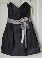 Size 8 Black Formal Party Prom Dress by KDK London
