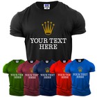 Personalized Your Text Here As Custom Made Mens T Shirt USA Funny Gift Tee S-3XL