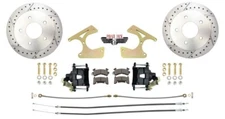 1963-1987 Chevy C10 Rear Disc Brake Conversion, D/S,  5 Lug, Black Powder Coated