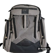 Eddie Bauer Traverse Places  Spaces Back Pack Diaper Bag, Gray, EUC