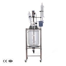 100L Large Lab Reactor Chemical Industrial Jacket Glass Reactor Reaction Vessel