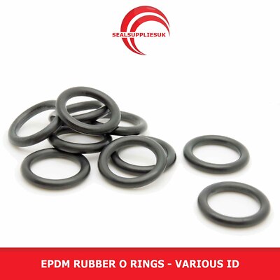 Metrische EPDM O-Ringe Gummi - verschiedene ID - 2 MM C/S - UK LIEFERANT O-Ring Dichtungen