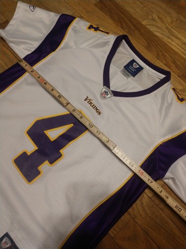 Brett Favre #4 Minnesota Vikings NFL Reebok Jersey Women's Small SM - Picture 3 of 7