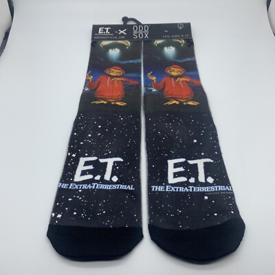 Odd Sox ET E.T. Extra Terrestrial Oddsox socks knits New Spielberg Alien  